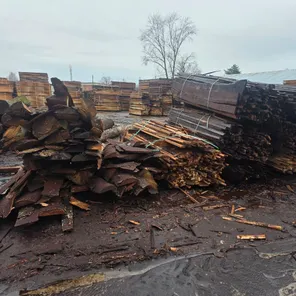 Длинные обрезки термодревесины
