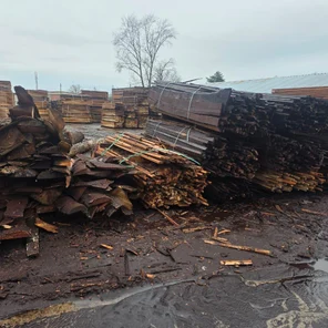 Длинные обрезки термодревесины